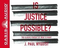 Enlarge image Cover: Is Justice Possible? (Library Edition) - Oasis Audio