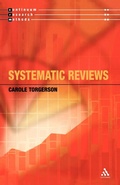 Cover: Systematic Reviews - Continuum International Publishing Group Ltd.
