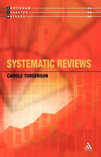 Enlarge image Cover: Systematic Reviews - Continuum International Publishing Group Ltd.