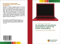 Bild: Os desafios do Jornalismo Comunitário a partir do Portal Comunitário - Novas Edições Acadêmicas