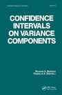 Cover: Confidence Intervals on Variance Components - CRC Press