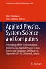 Cover: Applied Physics, System Science and Computers - Springer