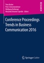 Cover: Conference Proceedings Trends in Business Communication 2016 - Springer Gabler