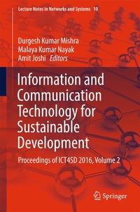 Abbildung von: Information and Communication Technology for Sustainable Development - Springer