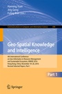 Cover: Geo-Spatial Knowledge and Intelligence - Springer