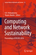 Cover: Computing and Network Sustainability - Springer
