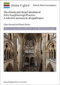 Cover: The Church and Chapel Interiors of John Loughborough Pearson - Historic England