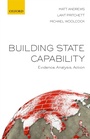 Cover: Building State Capability - OUP eBook