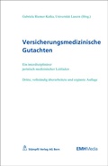 Cover: Versicherungsmedizinische Gutachten - St&auml;mpfli Verlag AG
