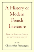 Cover: A History of Modern French Literature - Princeton University Press