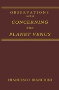 Cover: Observations Concerning the Planet Venus - Springer