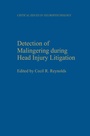 Cover: Detection of Malingering during Head Injury Litigation - Springer