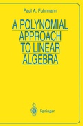 Cover: A Polynomial Approach to Linear Algebra - Springer