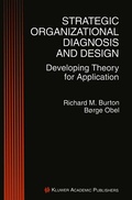 Cover: Strategic Organizational Diagnosis and Design - Springer