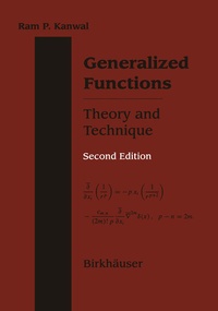 Abbildung von: Generalized Functions Theory and Technique - Birkhäuser