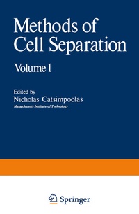 Abbildung von: Methods of Cell Separation - Springer