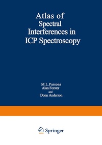 Abbildung von: Atlas of Spectral Interferences in ICP Spectroscopy - Springer
