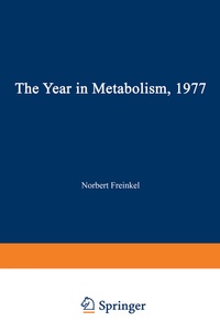 Abbildung von: The Year in Metabolism 1977 - Springer