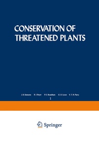 Abbildung von: Conservation of Threatened Plants - Springer