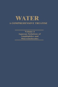 Abbildung von: Water A Comprehensive Treatise - Springer