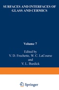Cover: Surfaces and Interfaces of Glass and Ceramics - Springer