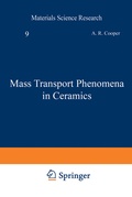Cover: Mass Transport Phenomena in Ceramics - Springer