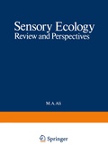 Cover: Sensory Ecology - Springer