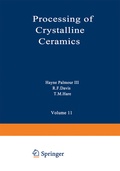 Cover: Processing of Crystalline Ceramics - Springer