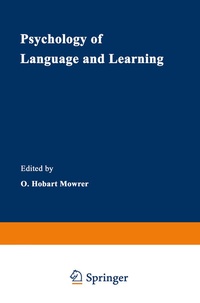 Abbildung von: Psychology of Language and Learning - Springer
