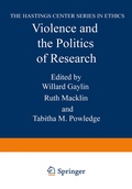 Cover: Violence and the Politics of Research - Springer