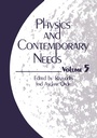 Cover: Physics and Contemporary Needs - Springer