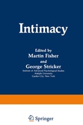 Cover: Intimacy - Springer