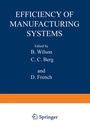 Cover: Efficiency of Manufacturing Systems - Springer