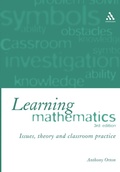 Cover: Learning Mathematics - Continuum International Publishing Group Ltd.