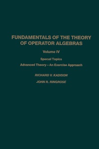Abbildung von: Fundamentals of the Theory of Operator Algebras - Birkhäuser