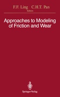 Cover: Approaches to Modeling of Friction and Wear - Springer