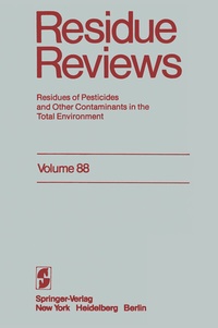 Abbildung von: Residue Reviews - Springer