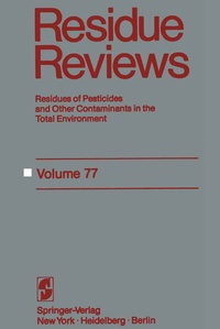 Abbildung von: Residue Reviews - Springer