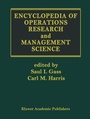 Cover: Encyclopedia of Operations Research and Management Science - Springer