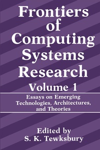 Enlarge image Cover: Frontiers of Computing Systems Research - Springer