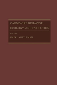 Enlarge image Cover: Carnivore Behavior, Ecology, and Evolution - Springer