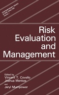 Cover: Risk Evaluation and Management - Springer