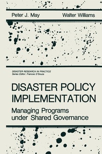 Enlarge image Cover: Disaster Policy Implementation - Springer