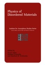 Cover: Physics of Disordered Materials - Springer
