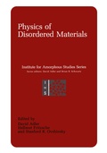 Cover: Physics of Disordered Materials - Springer