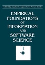 Cover: Impirical Foundations of Information and Software Science - Springer