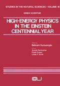 Cover: High-Energy Physics in the Einstein Centennial Year - Springer