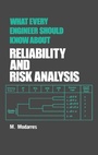 Cover: What Every Engineer Should Know about Reliability and Risk Analysis - CRC Press