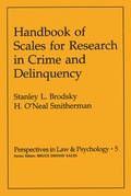 Cover: Handbook of Scales for Research in Crime and Delinquency - Springer