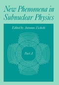 Cover: New Phenomena in Subnuclear Physics - Springer